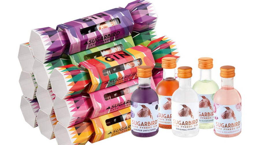 Sugarbird Gin Crackers 6 x 40ml