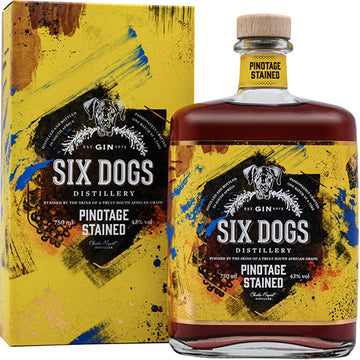 Six Dogs Pinotage Stained