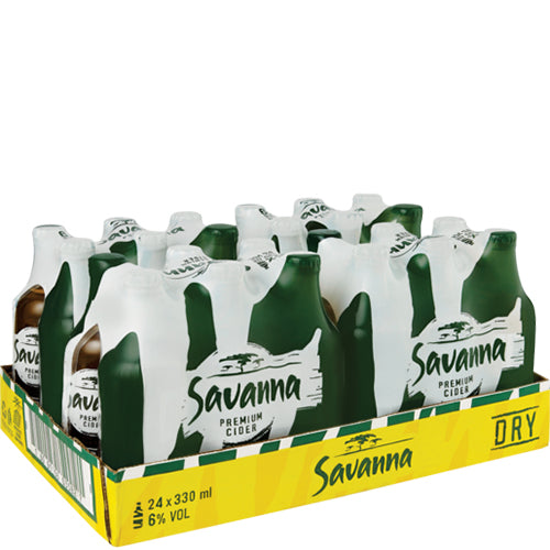 Savanna Dry 330ml NRB x 24 Dry Dock Liquor