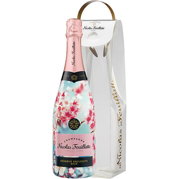 Nicolas Feuillatte Réserve Exclusive Brut Rosé NV Special Spring Edition in Gift Pack